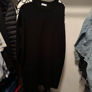 Calvin Klein Black Long Sleeve Dress